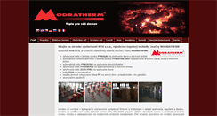 Desktop Screenshot of modratherm.sk